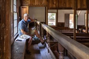 Bill Lane, Jr, manager of the restoration. 2024